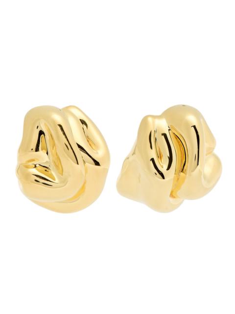 Completedworks Sculpted 18kt Gold-plated Stud Earrings
