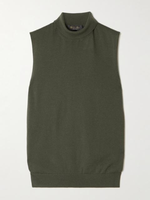Piuma Cashmere Turtleneck Tank