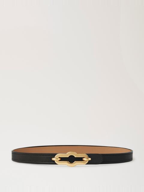 Pimlico Reversible Thin Belt
Black & Sable High Gloss Leather
