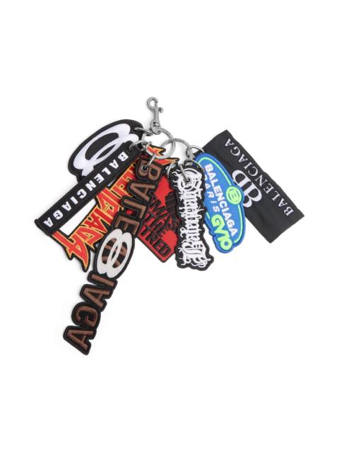 Men's Charm/keychain Patches in Multicolor
