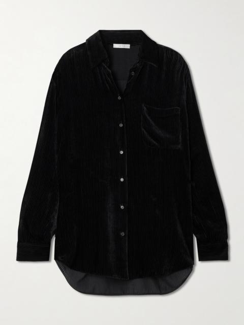 Gavina Ribbed Velvet Shirt