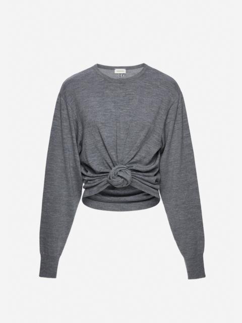 Knotted longsleeve in grey