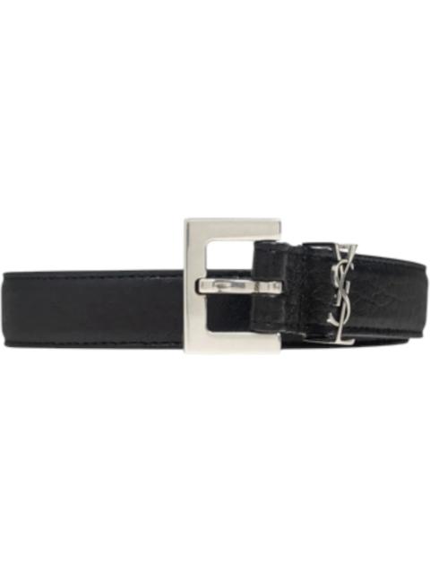 Saint Laurent Cintura Belt Nero
