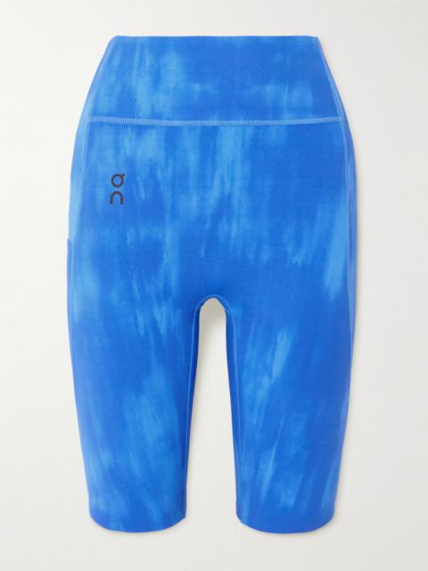Malibu Tie-dyed Stretch Recycled-jersey Shorts