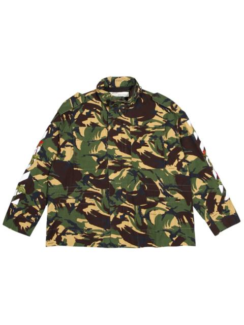 OFF-WHITE Diagonal Rose Stripes M65 Jacket Camo