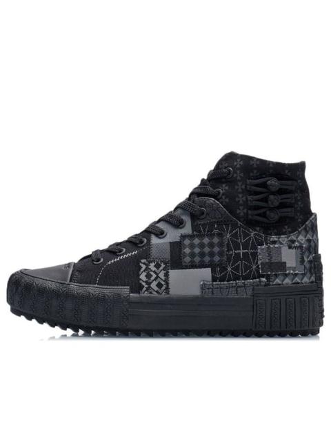 Li-Ning CF WuXing Canvas Hi Shoes 'Black' AGCR490-4