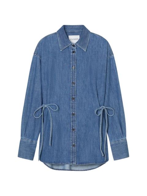 strap waisted blouse