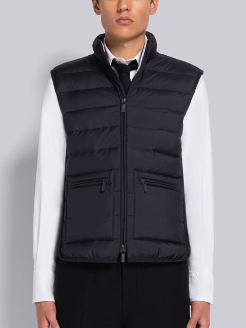 ULTRA LIGHT NYLON TECH FUNNEL NECK DOWN VEST