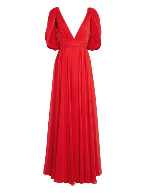 knot-detail maxi dress