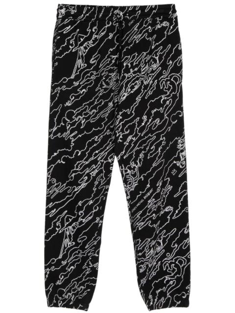Maha Basquiat tapered-leg track pants