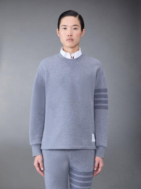 Wool Loopback Oversized 4-Bar Sweatshirt