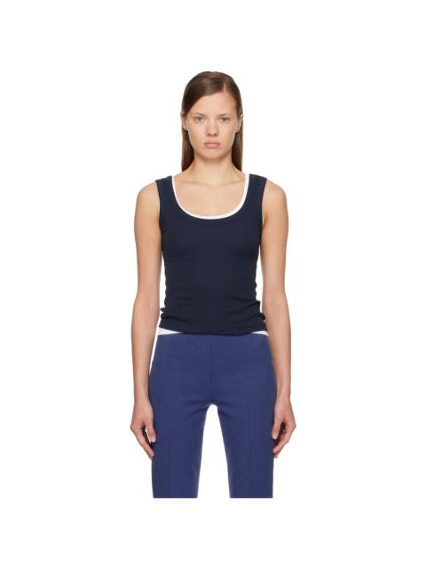 Navy Hillie Tank Top