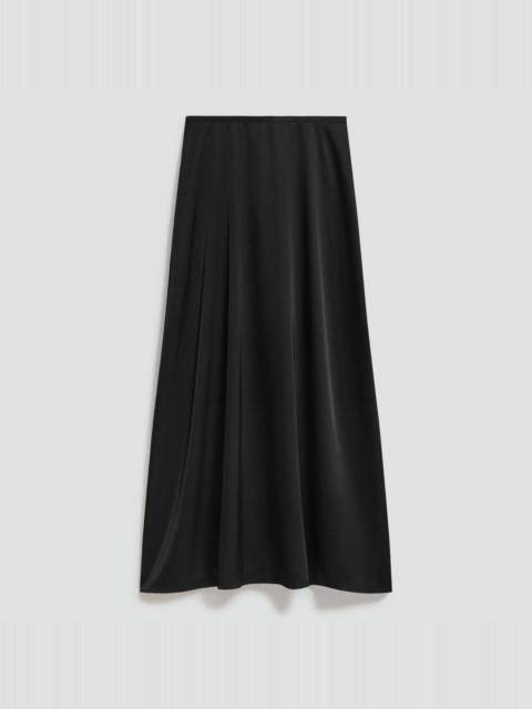 A-Line Maxi Skirt in Satin