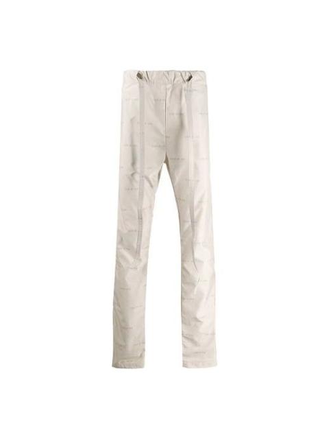 Fear of God Logo Print Track Trousers 'Beige White' FOG-SS20-114