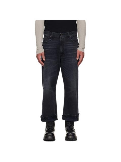 Black Washed Boyfriend Jeans