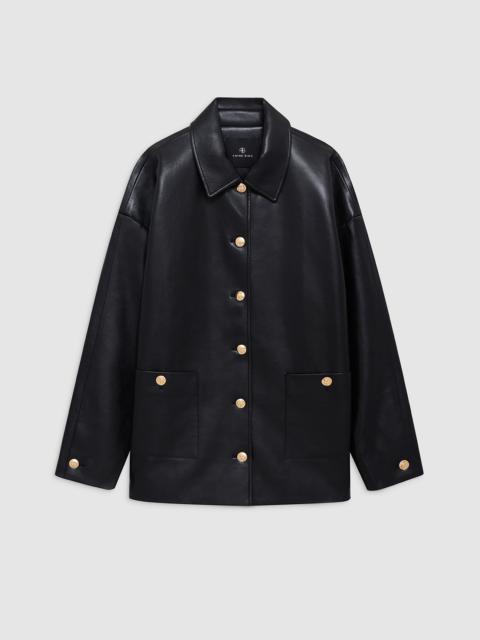 Luca Jacket - Black Recycled Leather