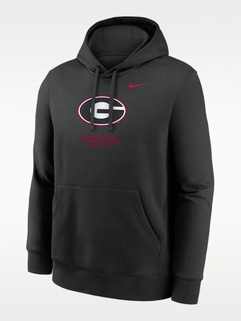 Georgia Club Basketball 2-Hit Men's Nike College Pullover Hoodie