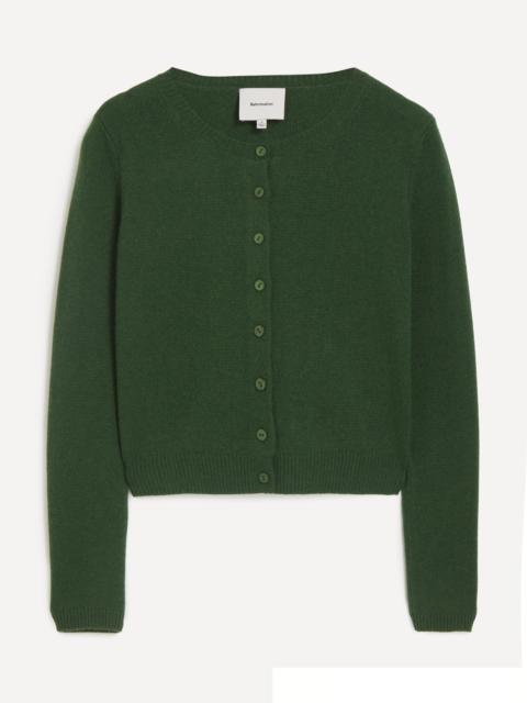 Clara Grass Cashmere Cardigan