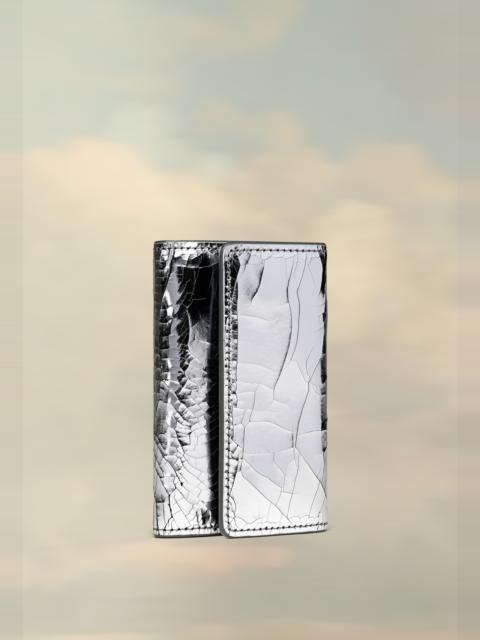 Broken mirror keyring wallet