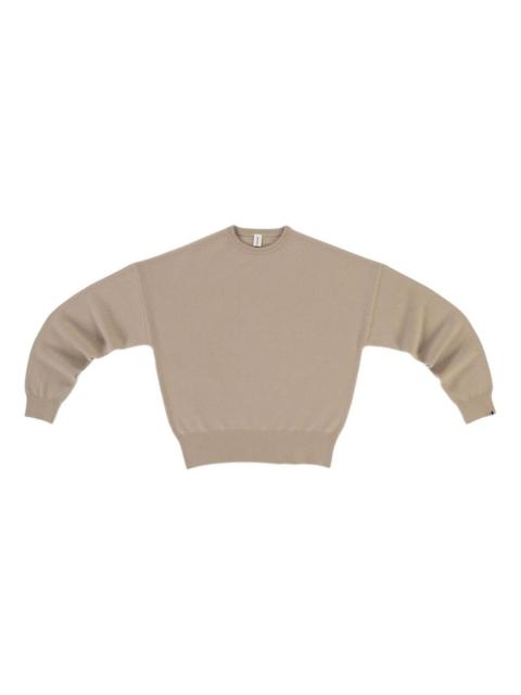 crew-neck long-sleeve sweater