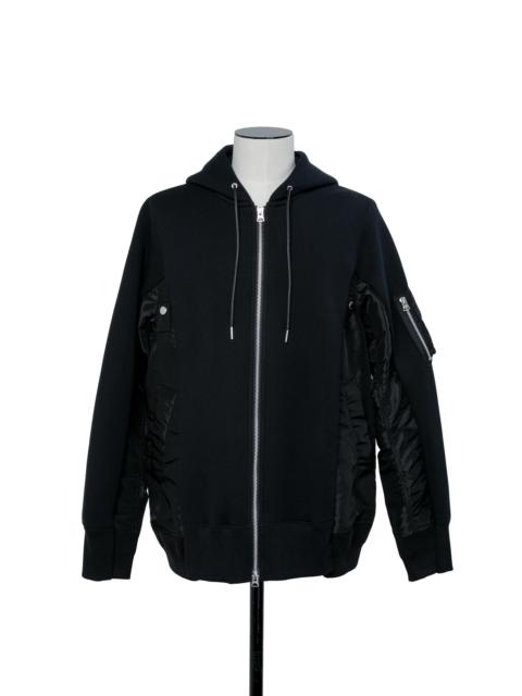 Sponge Sweat x Nylon Twill Hoodie