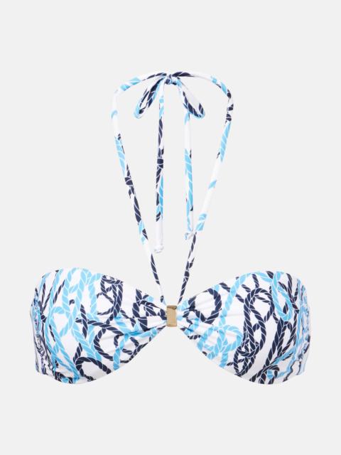 Liguria halterneck bikini top
