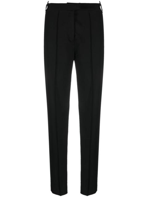 cut-out detailing slim-fit trousers