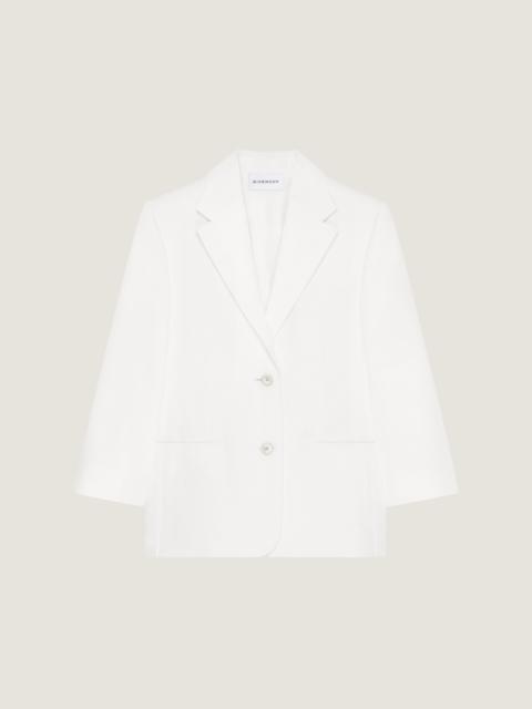 SINGLE BREASTED JACKET IN WOOL