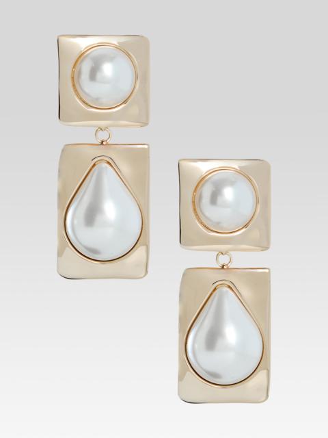 SAVANNAH PEARL DROP EARRINGS
