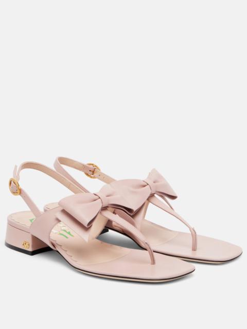 Bowow 25 leather thong sandals