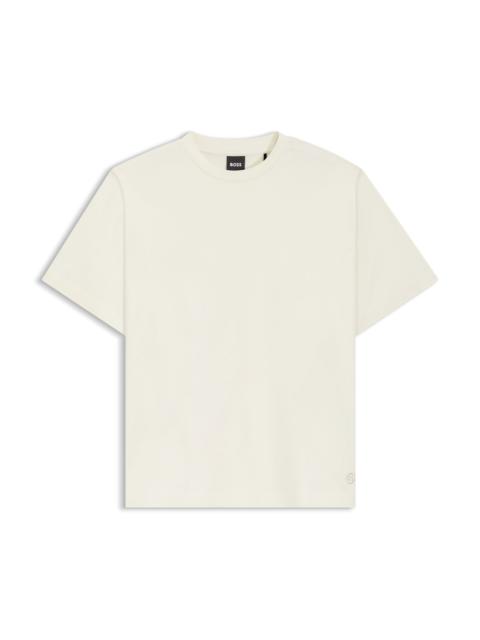 RELAXED-FIT T-SHIRT IN MERCERIZED COTTON