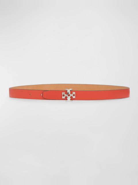 Logo Leather Belt