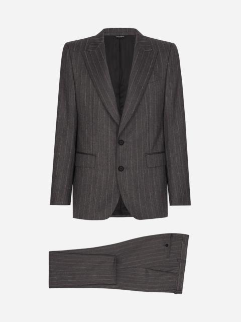 Single-breasted Sicilia-fit suit