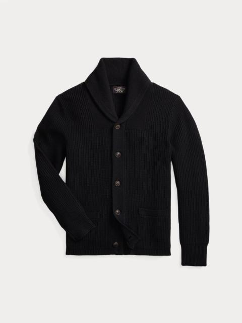 Cashmere Shawl-Collar Cardigan