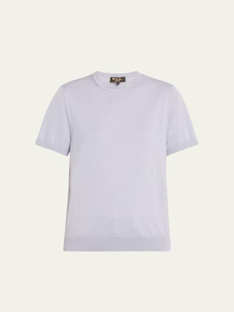 Ice Wish Short-Sleeve Crewneck Sweater