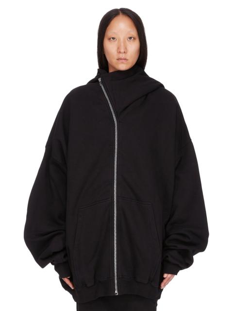 hooded zip-up sweatshirt