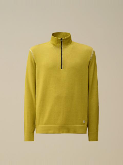 Vanisè Cotton Nylon Half Zip Knit