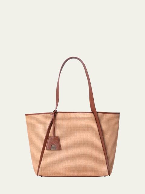 Alexa Medium Raffia Tote Bag
