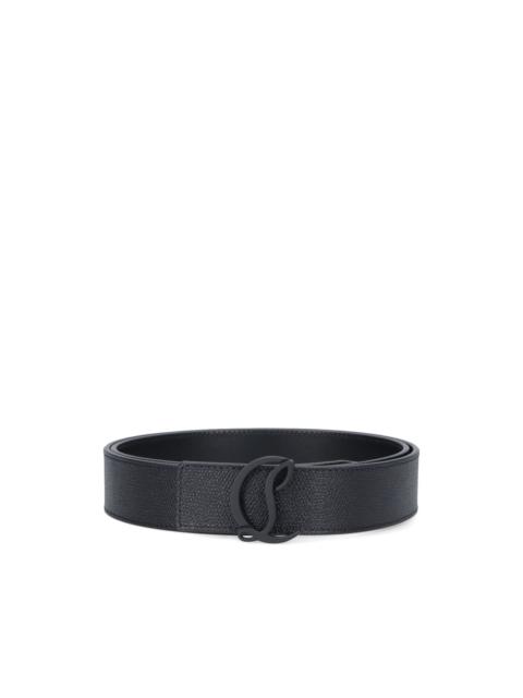 Mooncrest leather belt