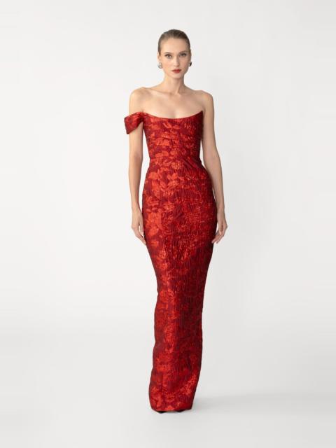 JACKSON JACQUARD GOWN