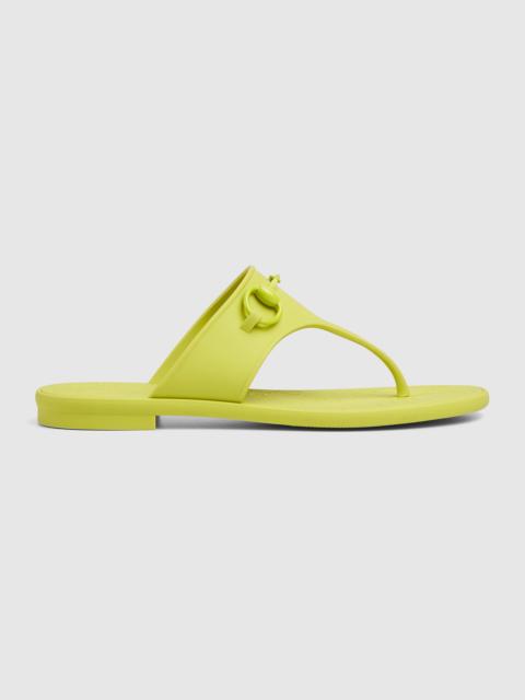 Women's thong sandal with Horsebit