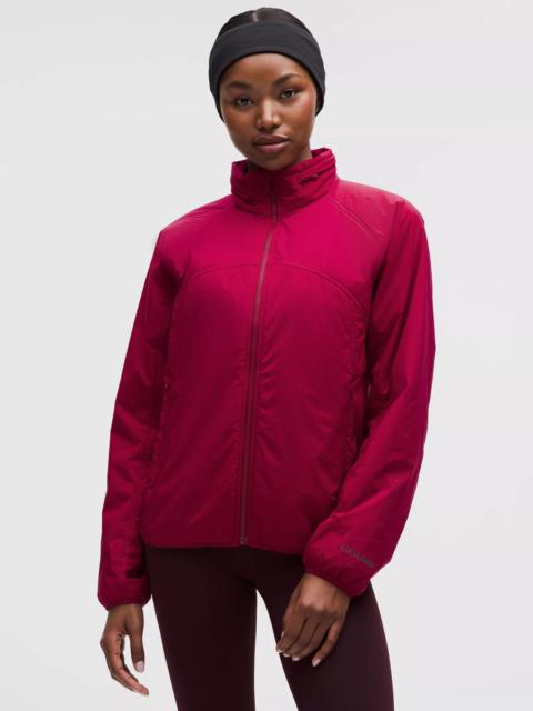Insulated Back-Vent Running Jacket