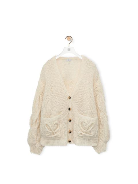 Anagram cardigan in mohair