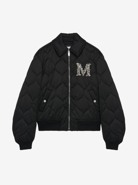 Crystal Logo Quilted Jacket