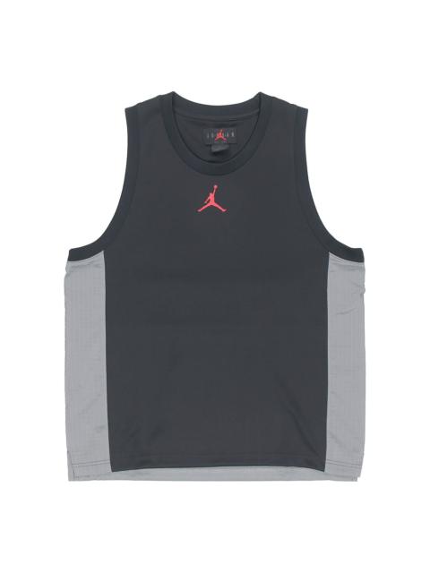Air Jordan Dri-FIT Air Statement Splicing Quick-dry Basketball Sports Vest Male Black CZ4742-010