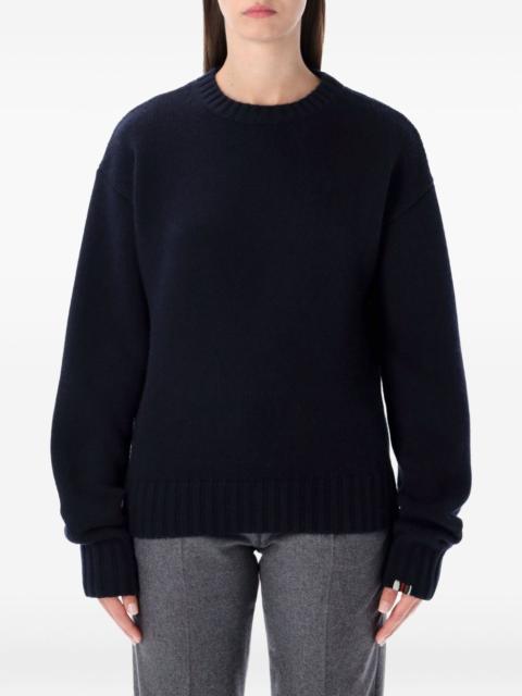 long-sleeve ribbed sweater