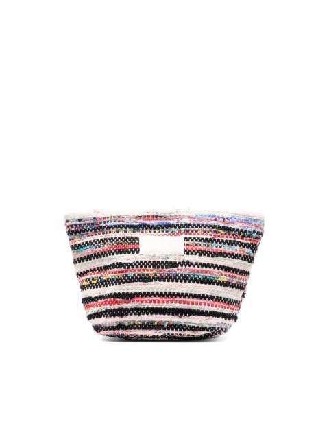 interwoven bamboo wash bag