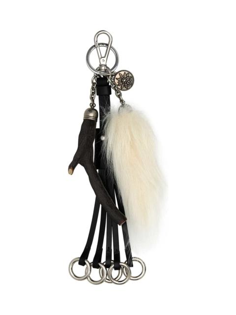 Black Leather Key Ring