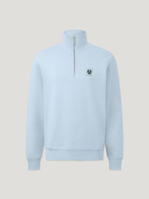 BELSTAFF QUARTER ZIP SWEATSHIRT