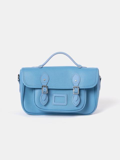 The Soft Satchel - Cloud Blue Calf Grain